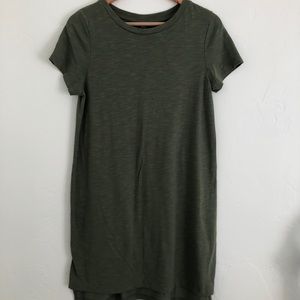 Mossimo green knit T-shirt dress